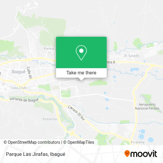 Mapa de Parque Las Jirafas