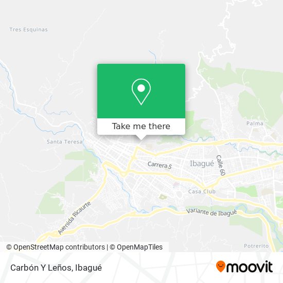 Carbón Y Leños map