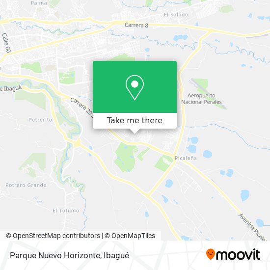 Parque Nuevo Horizonte map