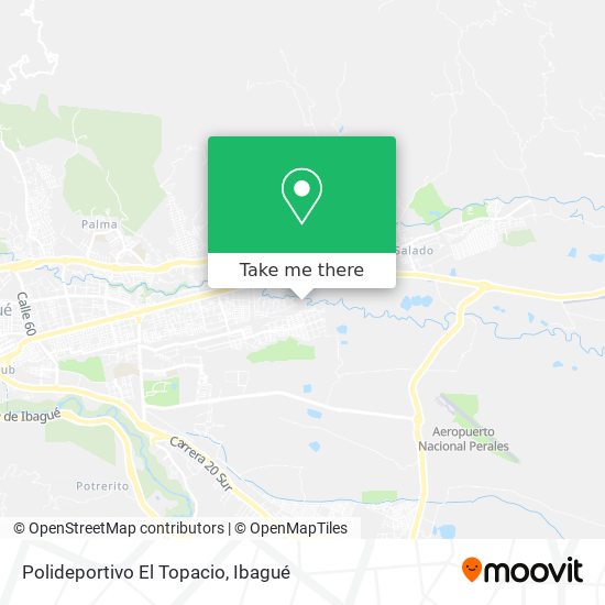 Polideportivo El Topacio map