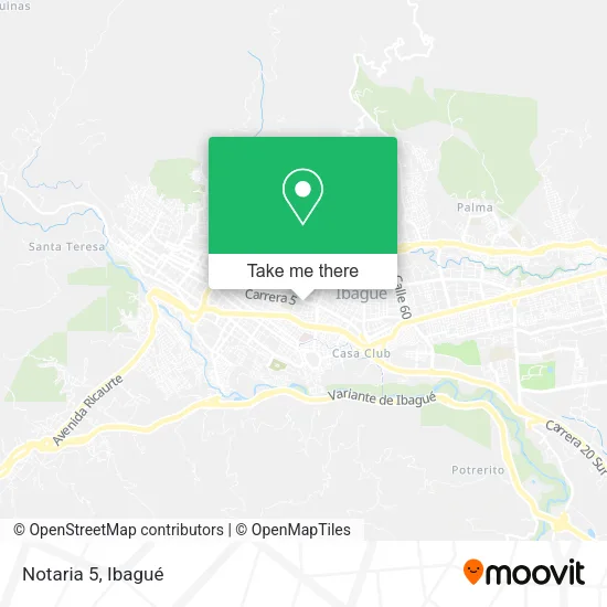 Mapa de Notaria 5