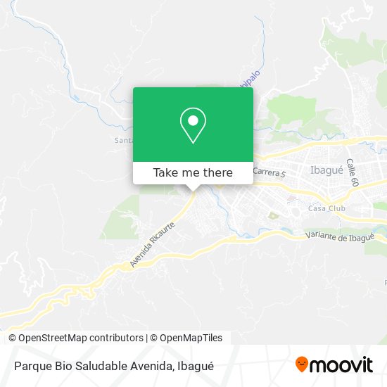 Parque Bio Saludable Avenida map