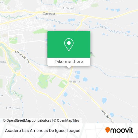 Asadero Las Americas De Igaue map