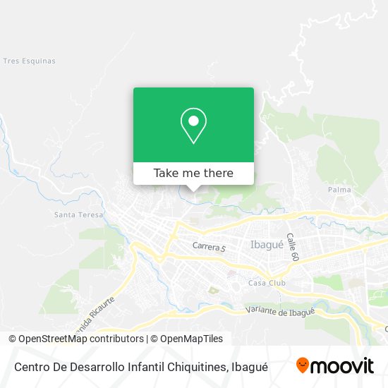 Mapa de Centro De Desarrollo Infantil Chiquitines