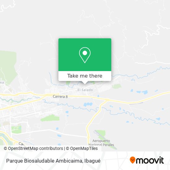 Parque Biosaludable Ambicaima map