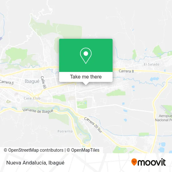 Mapa de Nueva Andalucía