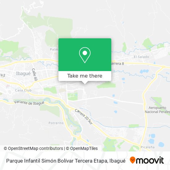 Parque Infantil Simón Bolívar Tercera Etapa map