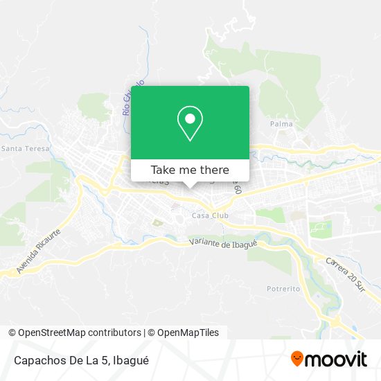 Capachos De La 5 map