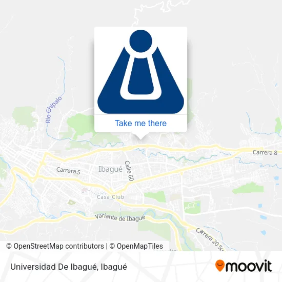 Universidad De Ibagué map