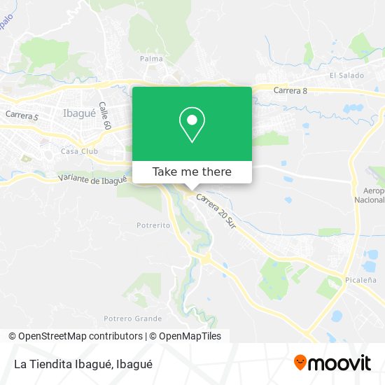 La Tiendita Ibagué map