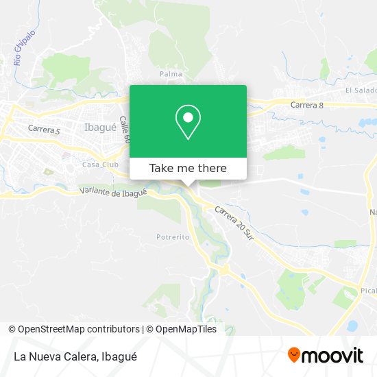 Mapa de La Nueva Calera
