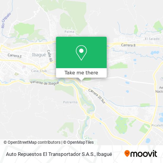Auto Repuestos El Transportador S.A.S. map