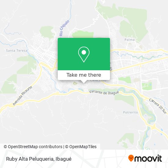 Ruby Alta Peluqueria map