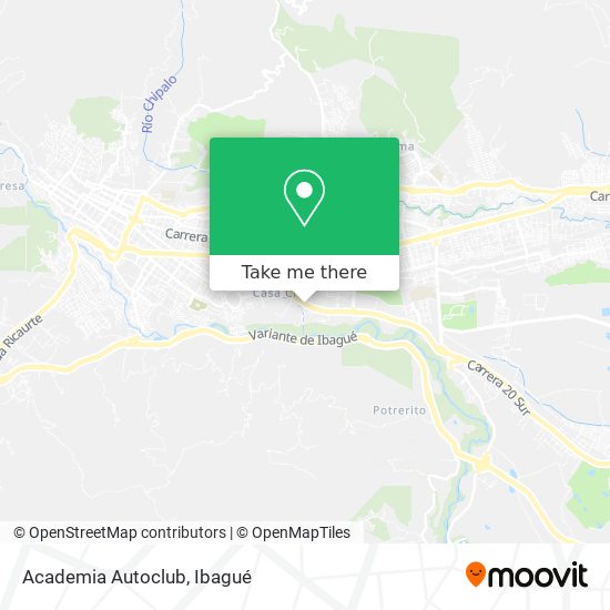 Mapa de Academia Autoclub