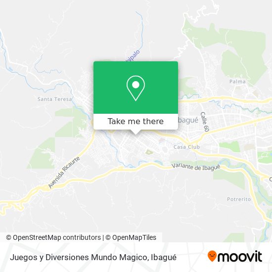 Juegos y Diversiones Mundo Magico map