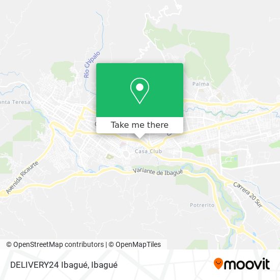 DELIVERY24 Ibagué map