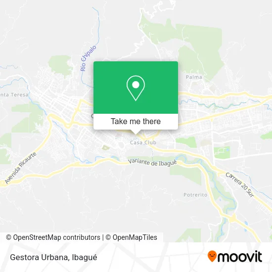 Mapa de Gestora Urbana