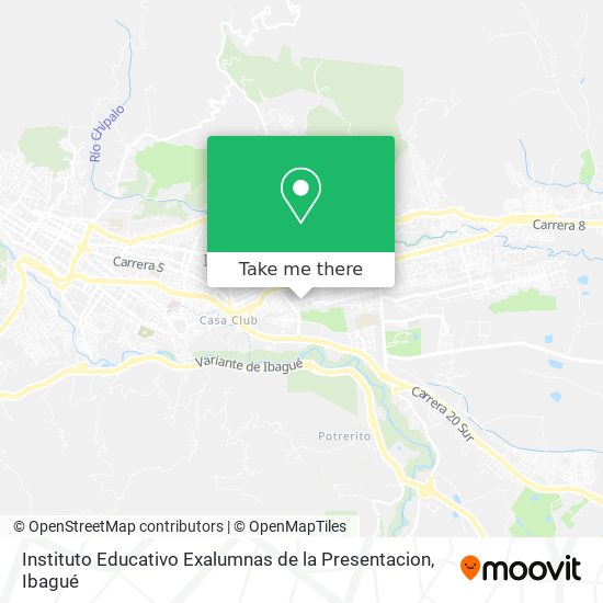 Instituto Educativo Exalumnas de la Presentacion map