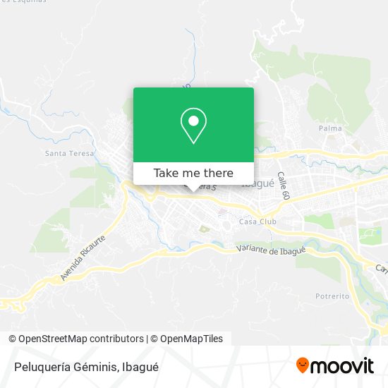 Mapa de Peluquería Géminis