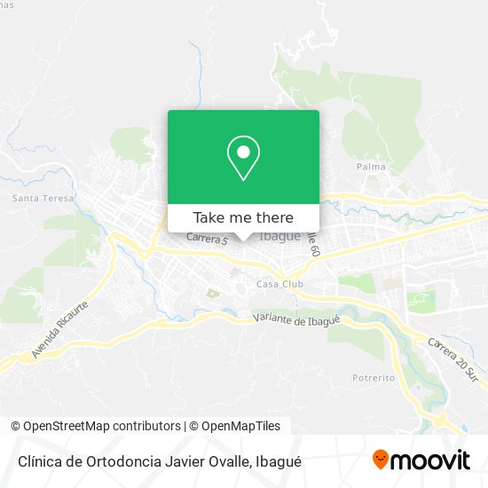 Clínica de Ortodoncia Javier Ovalle map