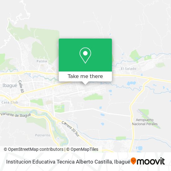 Mapa de Institucion Educativa Tecnica Alberto Castilla