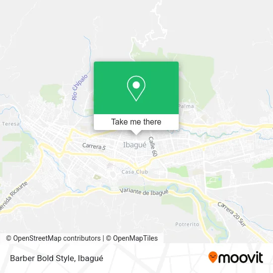 Mapa de Barber Bold Style