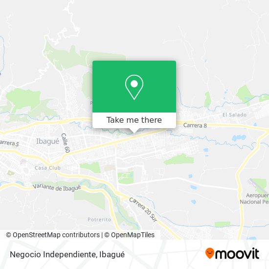 Negocio Independiente map