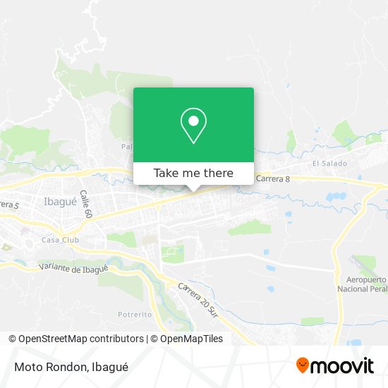 Moto Rondon map