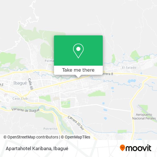 Apartahotel Karibana map