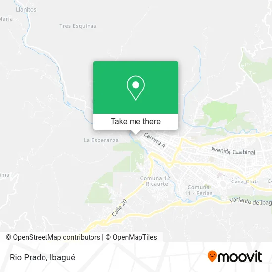Rio Prado map