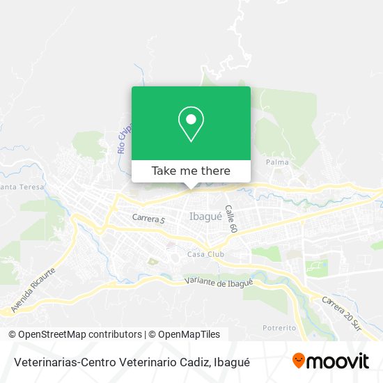 Mapa de Veterinarias-Centro Veterinario Cadiz