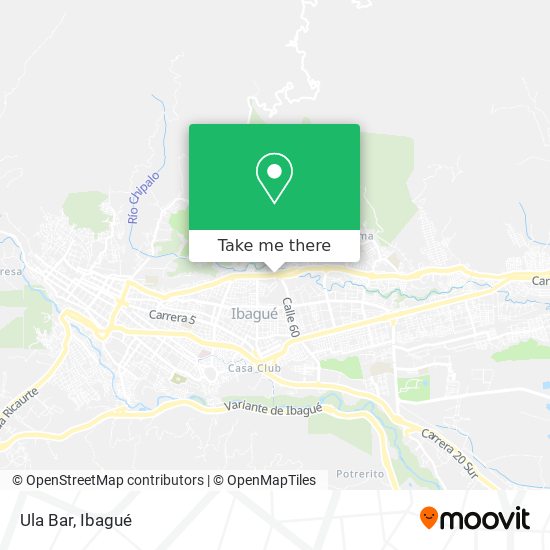 Mapa de Ula Bar