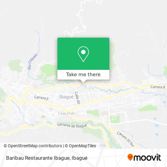 Baribau Restaurante Ibague map