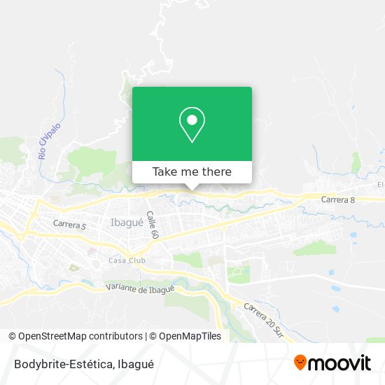Bodybrite-Estética map