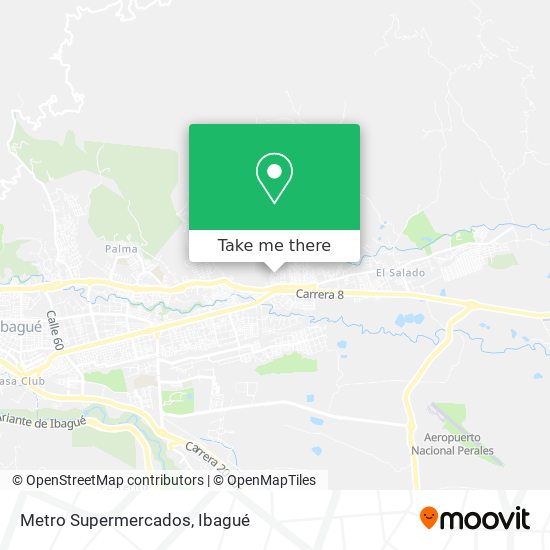 Mapa de Metro Supermercados