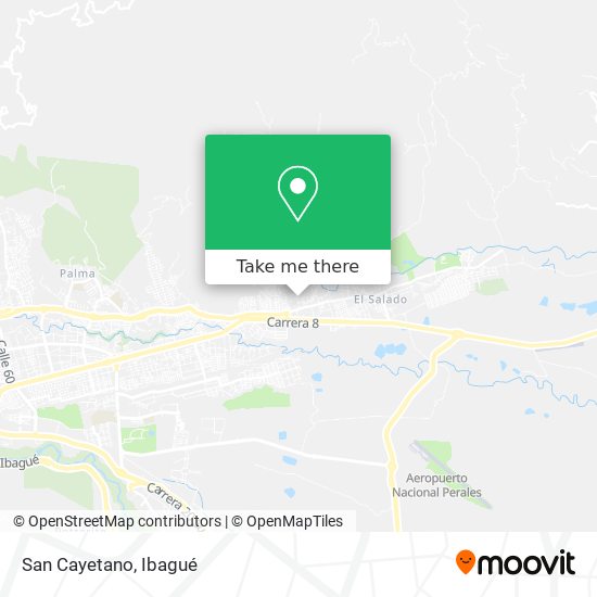 Mapa de San Cayetano