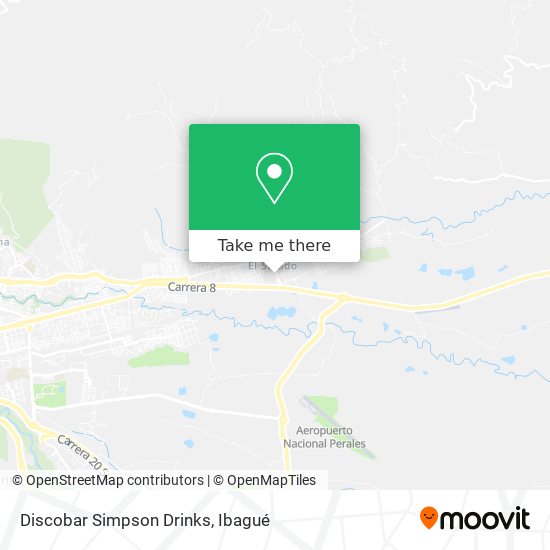 Discobar Simpson Drinks map