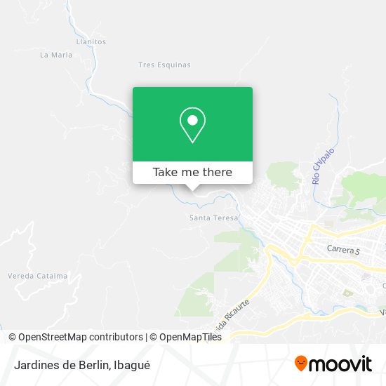 Mapa de Jardines de Berlin