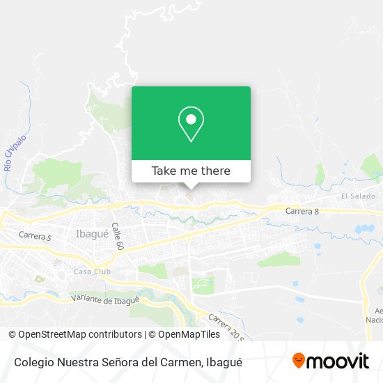 Mapa de Colegio Nuestra Señora del Carmen