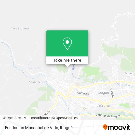 Fundacion Manantial de Vida map