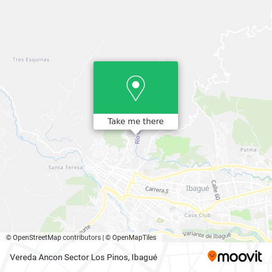 Vereda Ancon Sector Los Pinos map