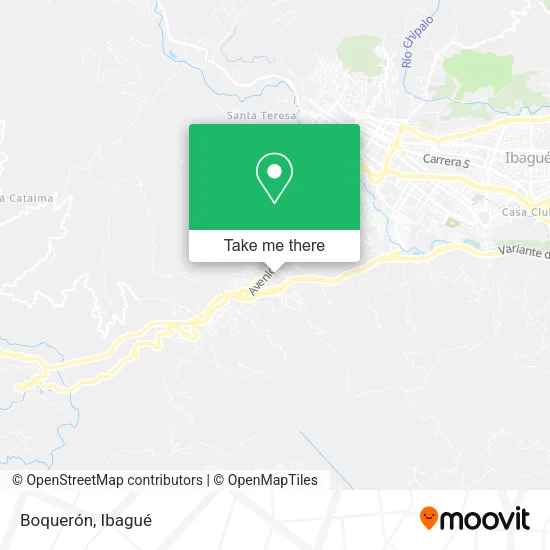 Mapa de Boquerón