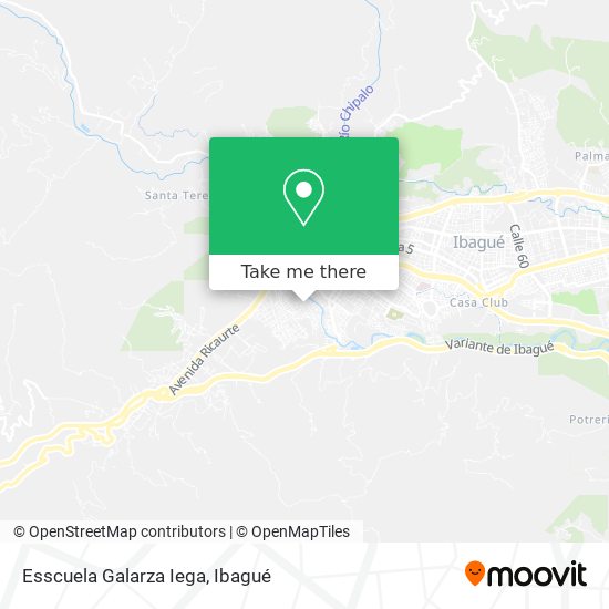 Esscuela Galarza Iega map