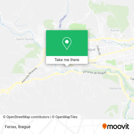 Mapa de Ferias