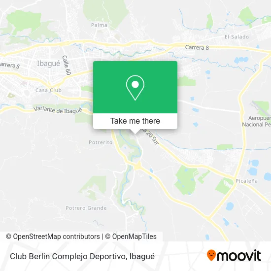 Mapa de Club Berlin Complejo Deportivo