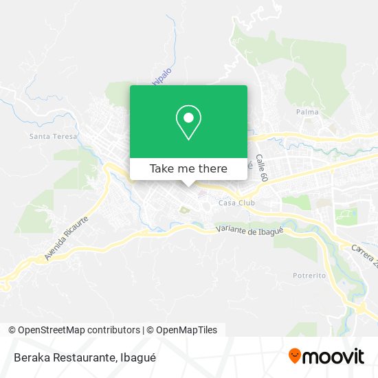 Mapa de Beraka Restaurante
