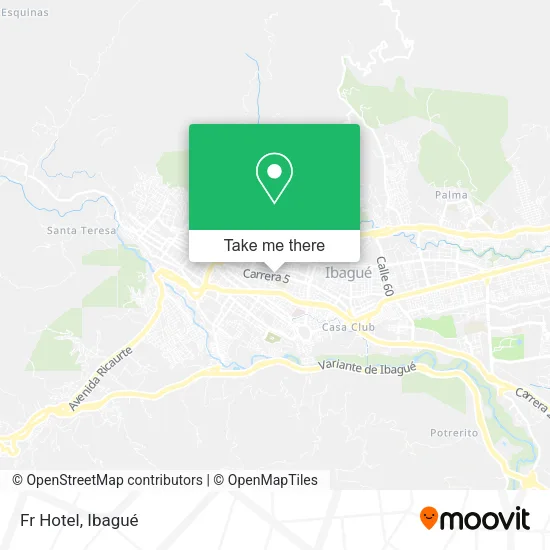 Mapa de Fr Hotel