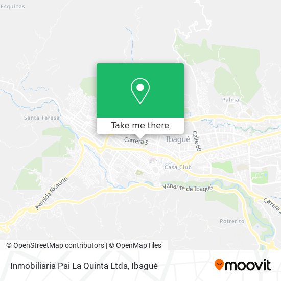 Mapa de Inmobiliaria Pai La Quinta Ltda