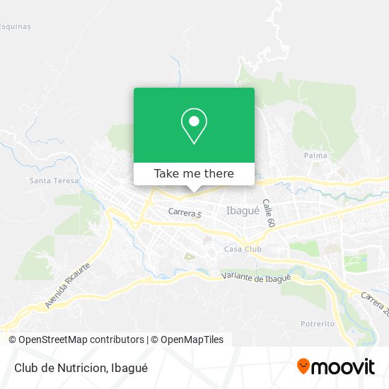 Club de Nutricion map