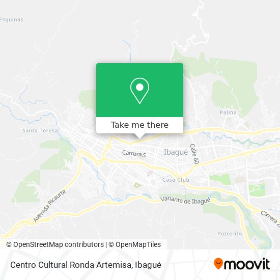 Centro Cultural Ronda Artemisa map